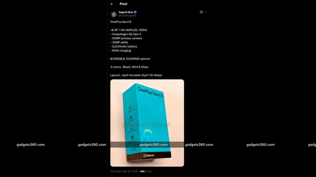 oneplus nord 6 yogesh brar OnePlus Nord 6