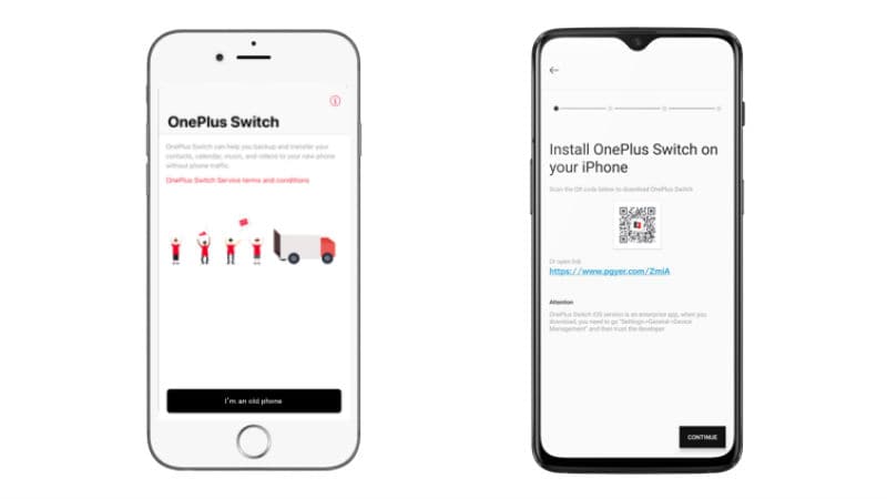 OnePlus Switch App Update Brings Ability to Transfer Data From an iPhone