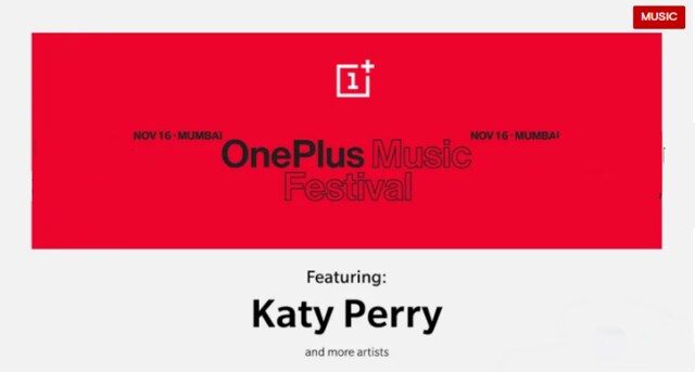 OnePlus Music Festival Set for November 16 in India, Katy Perry to Headline the Event OnePlus Music Festival Set for November 16 in India, Katy Perry to Headline the Event