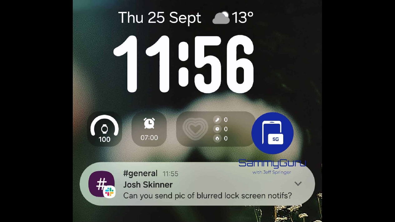 Samsung's One UI 8.5 Update Reportedly Includes New Clock Styles, Blurred Effect for Lock Screen Notifications