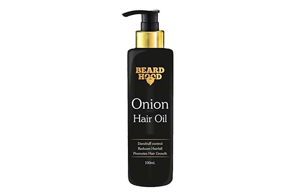 Best Onion Oils for Hair Growth - Beardhood Onion Hair Oil for Hair Growth and Hair Fall Treatment with Red Onion Extract, Bhringraj & Argan Oil, 100ml