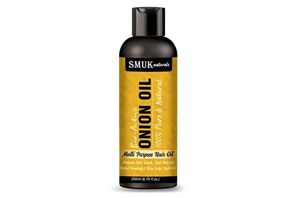 SMUK Onion Oil for Hair Regrowth and Intensive Hair Fall and Dandruff Control for Men and Women