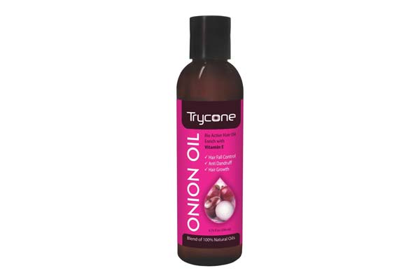 Best Onion Oils for Hair Growth - Trycone Onion Hair Oil with Vitamin E,100% Natural Oils and Herbs, 200 Ml