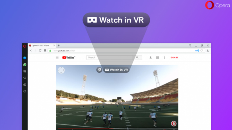 Opera Developer 49 Brings 360-Degree Videos Support for VR Headsets