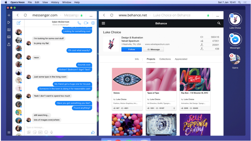 Opera Neon Concept Browser Launched for Windows and Mac Users; Showcases Futuristic Features