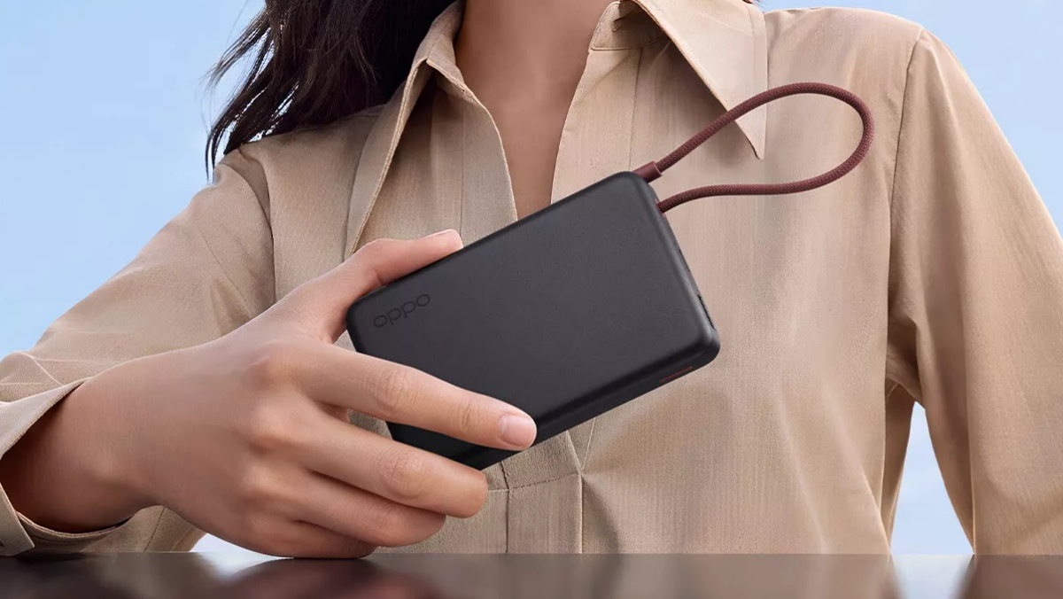 Oppo 22.5W 10,000mAh Power Bank With USB-C Cable Launched in India: Price, Specifications