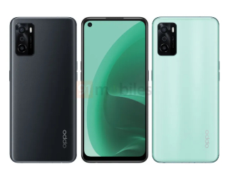 Oppo A55s Renders Leaks Online; Shows Hole-Punch Display, Dual Rear Cameras