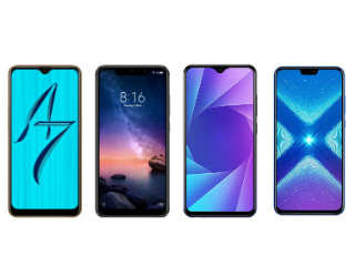 Oppo A7 vs Redmi Note 6 Pro vs Vivo Y95 vs Honor 8X