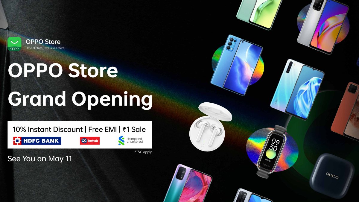 Oppo E-Store Launched in India, Brings Introductory Deals, Offers on Select Phones, Wearables