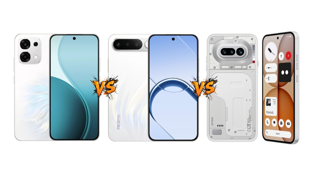 Oppo F33 5G vs Realme 16 5G vs Nothing Phone 4a: Price in India, Specifications and Features Compared