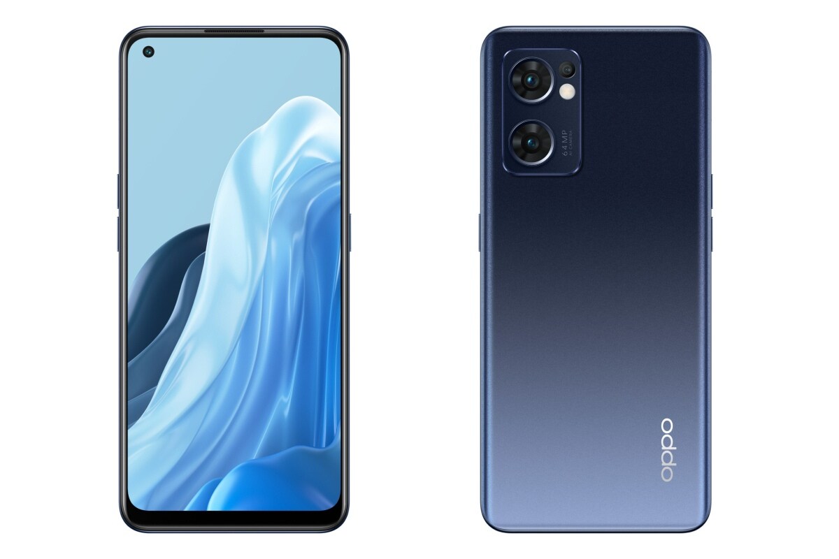 Tiroir Double Carte SIM De Remplacement Pour Oppo Find X5 Lite 5G (CPH2371) - Bleu Foncé, Avec Éjecteur