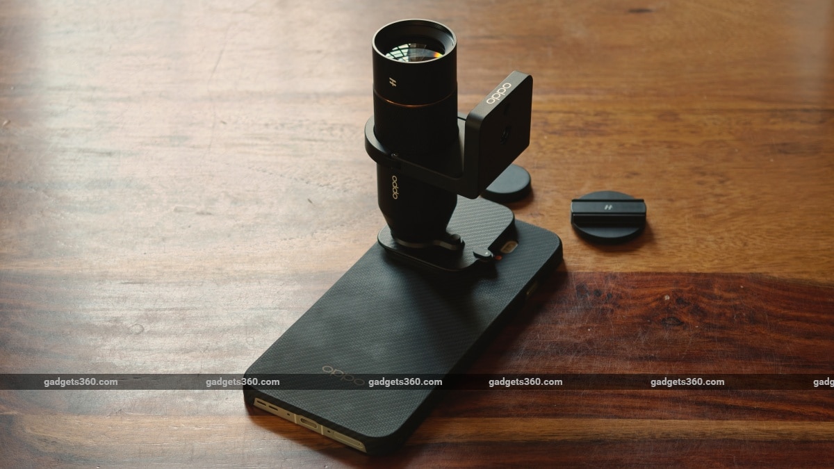 oppo find x9 pro hasselblad teleconverter kit mounted gadgets 360 OppoFindX9Pro  Oppo