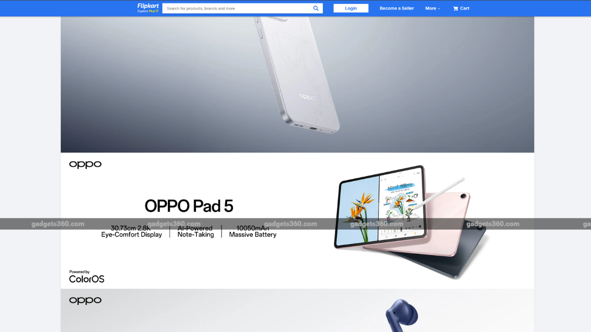 oppo pad 5 india launch teased flipkart inline Oppo Pad 5