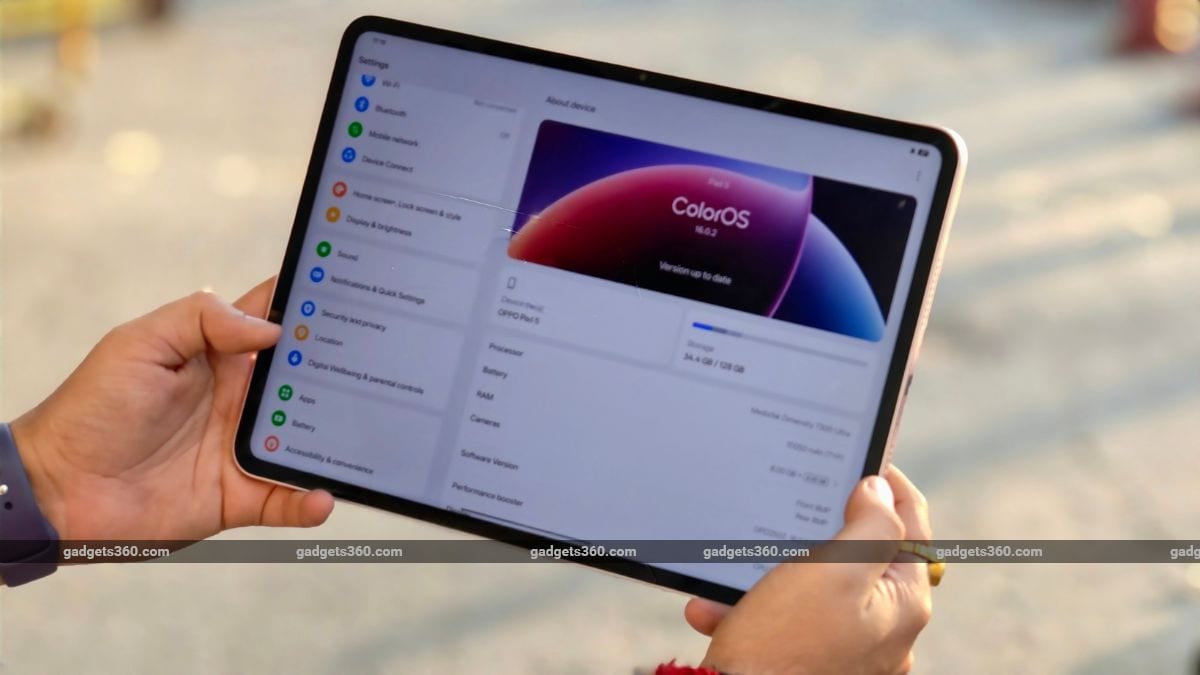oppo pad 5 review ndtv OS Oppo Pad 5