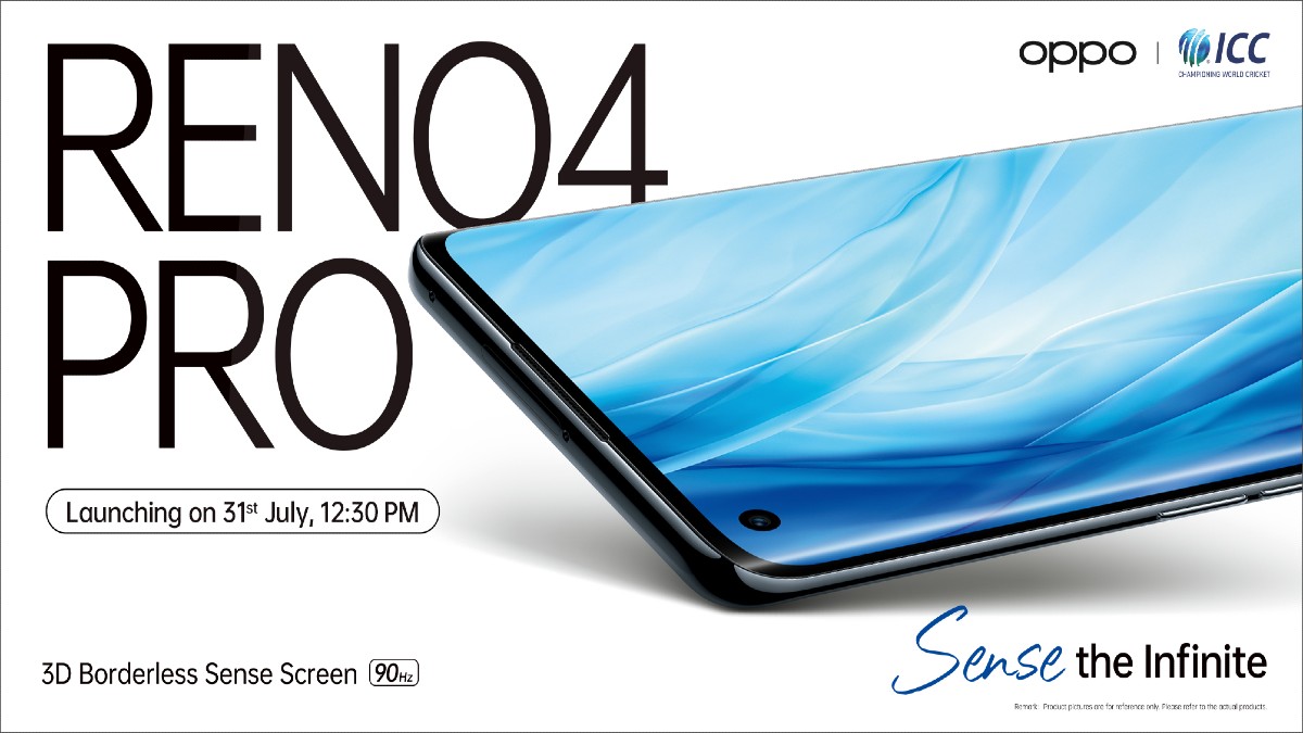 Oppo Reno 4 Pro to Launch in India on July 31 on Flipkart