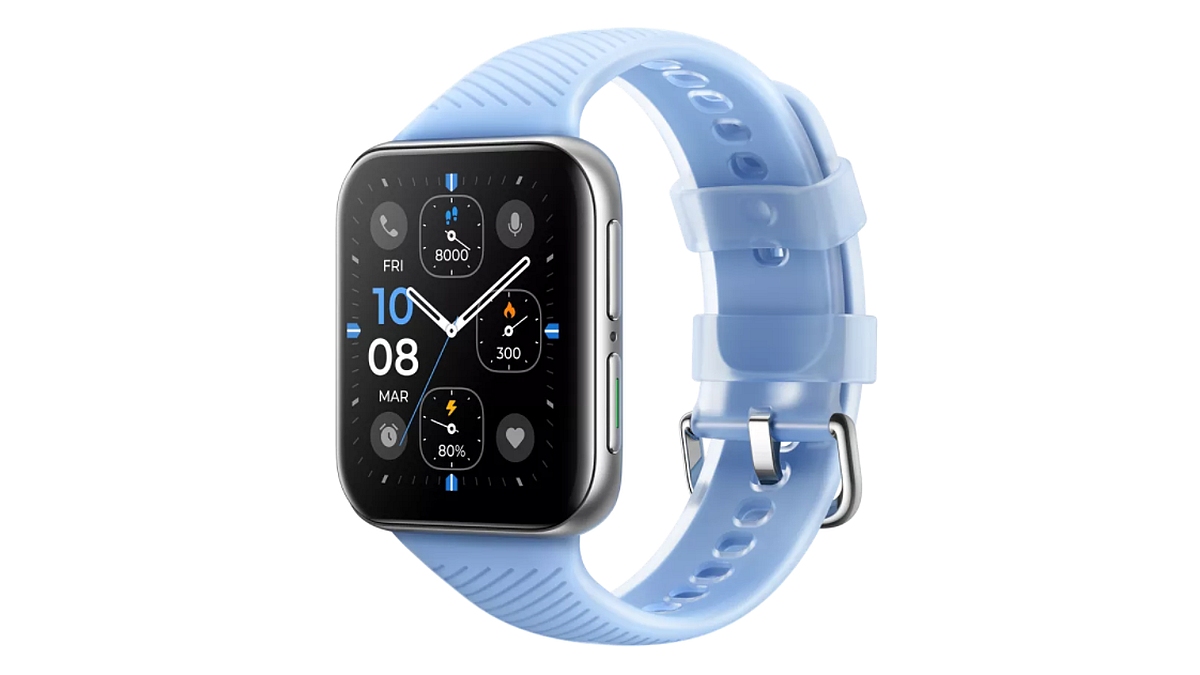 Oppo Watch 2 Glacier Lake Blue Edition With Ski Tacking, GoMore Algorithm for Fitness Launched