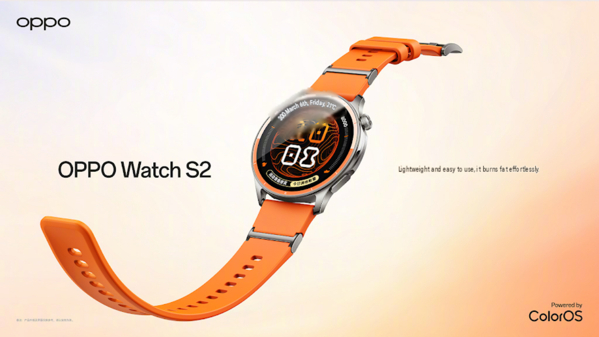 Oppo Watch S2 to Launch Alongside Find X10 Series With Upgraded Health Tracking Sensor