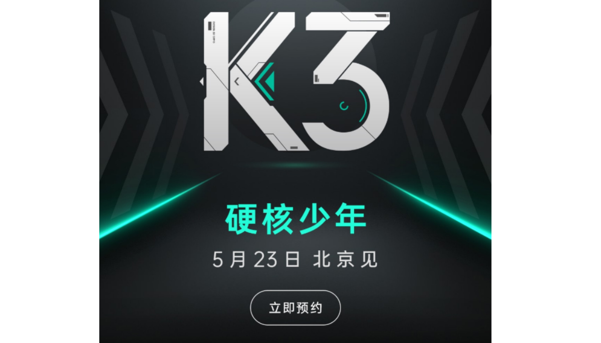 Oppo K3 Launch Set for May 23, Confirmed to Sport Pop-Up Selfie Camera
