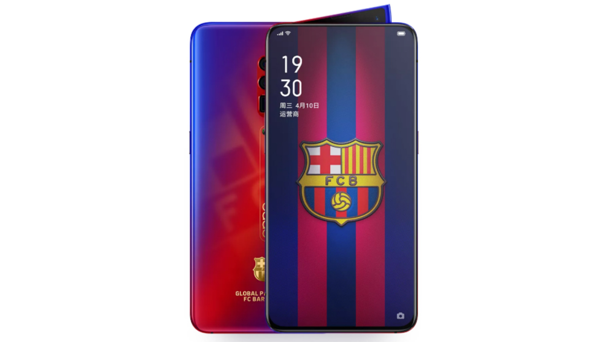 Oppo Reno 10x Zoom FC Barcelona Edition With Snapdragon 855 SoC, 8GB RAM Launched: Price, Specifications