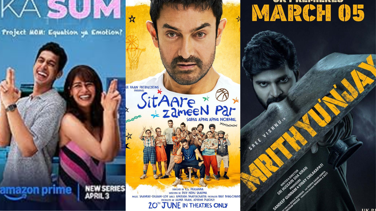 OTT Releases This Week (March 30 - April 5): Sitaare Zameen Par, Vadh 2, Maamla Legal Hai Seas Happy Patel, and More