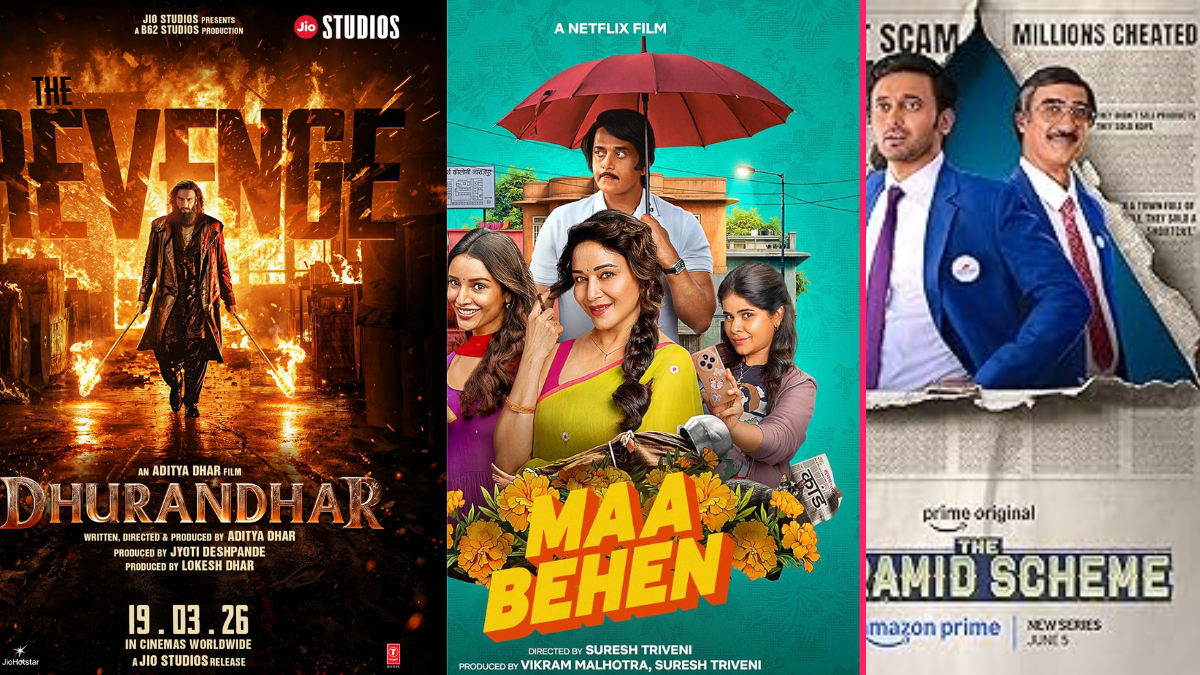 New OTT Releases This Week (June 01 - June 07): Dhurandhar 2: The Revenge, Maa Behen, Office Romance, The Pyramid Scheme, and More
