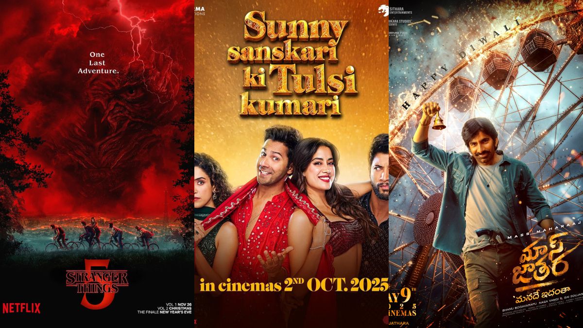 OTT Releases of the Week (Nov 24 - Nov 30): Stranger Things Season 5 Vol 1, Sunny Sanskari Ki Tusli Kumari, Mass Jathara, Aaryan, and More