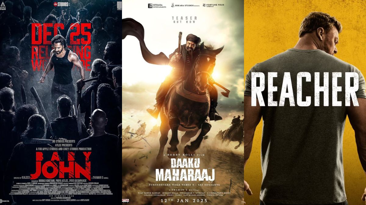 OTT Releases This Week (Feb 17 - Feb 23): Baby John, Daaku Maharaaj, Reacher Season 3, and More