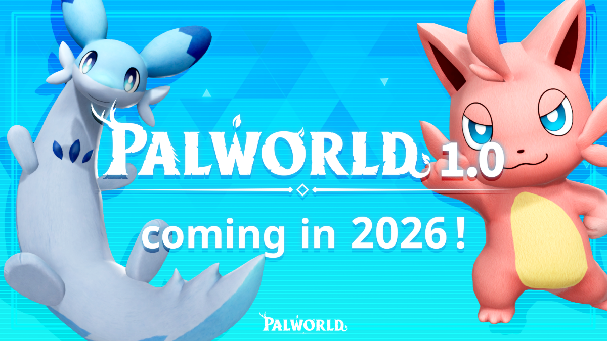 Palworld to Exit Early Access, Get Version 1.0 Release in 2026, Pocketpair Announces