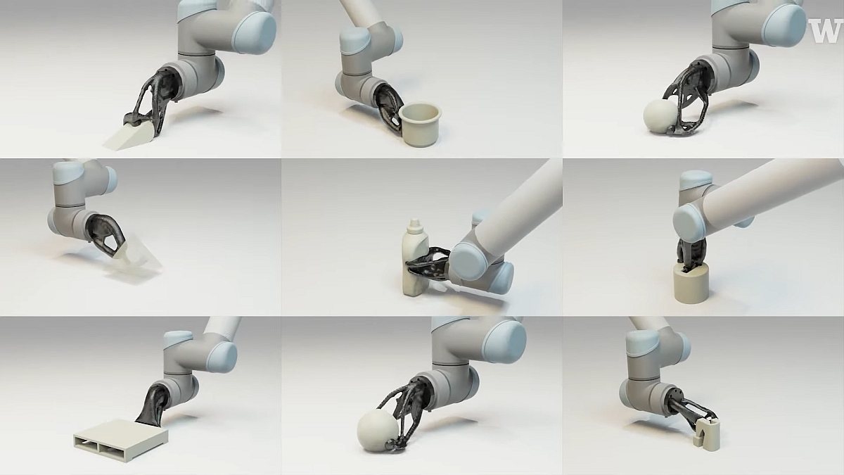 3D-Printed Passive Gripper Helps Factory Robots Change Gears, Easily Pick Up Any Object, Research Shows