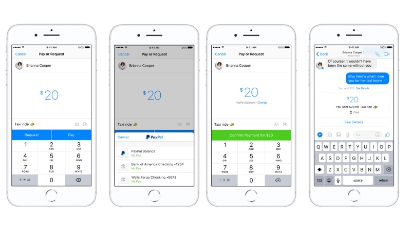 Facebook Messenger Now Lets You Make Peer-to-Peer Payments With PayPal