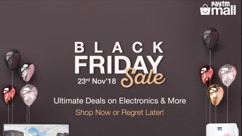 Black Friday Sale 2018: Paytm Mall Offers Discount and Cashback Deals on Google Pixel 3, iPhone X, More