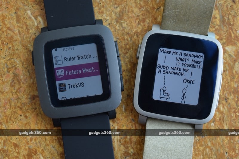 Pebble Time and Pebble Time Steel Review | Gadgets 360