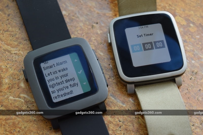 Pebble Time And Pebble Time Steel Review Ndtv Gadgets 360