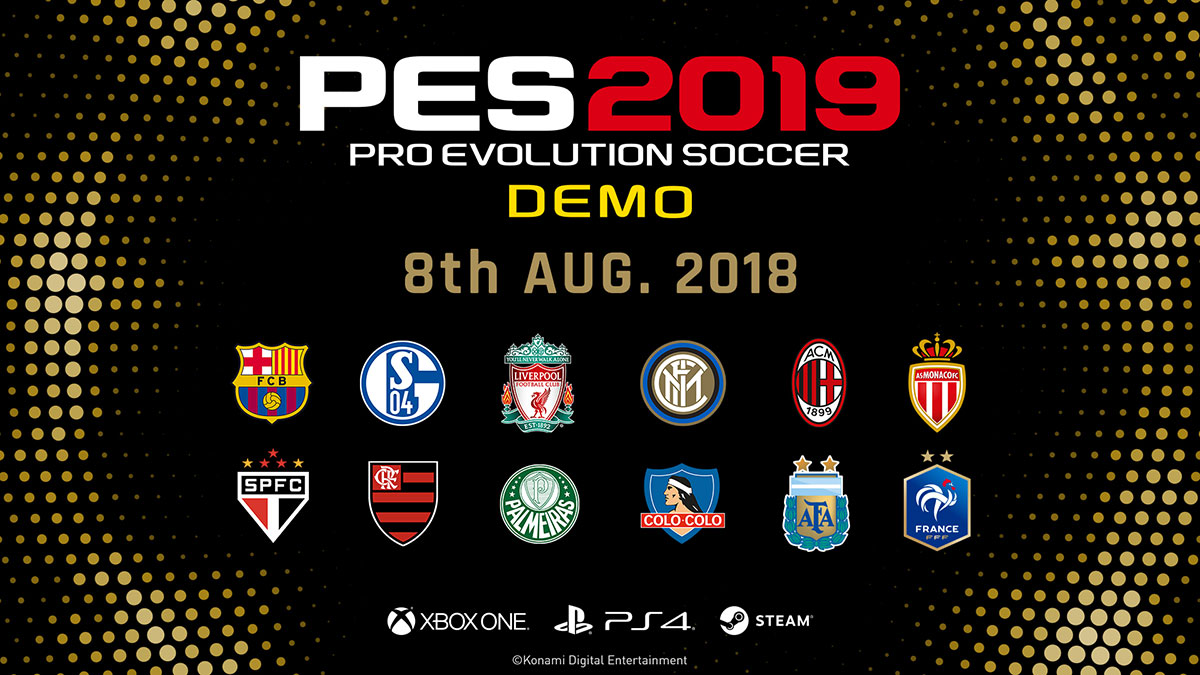 PES 2019 Lite, a versão grátis de PES, já está disponível para