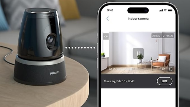 Philips 5000 Series Indoor 360-Degree Security Camera With Offline Recording Launched in India Philips 5000 Series Indoor 360-Degree Security Camera With Offline Recording Launched in India