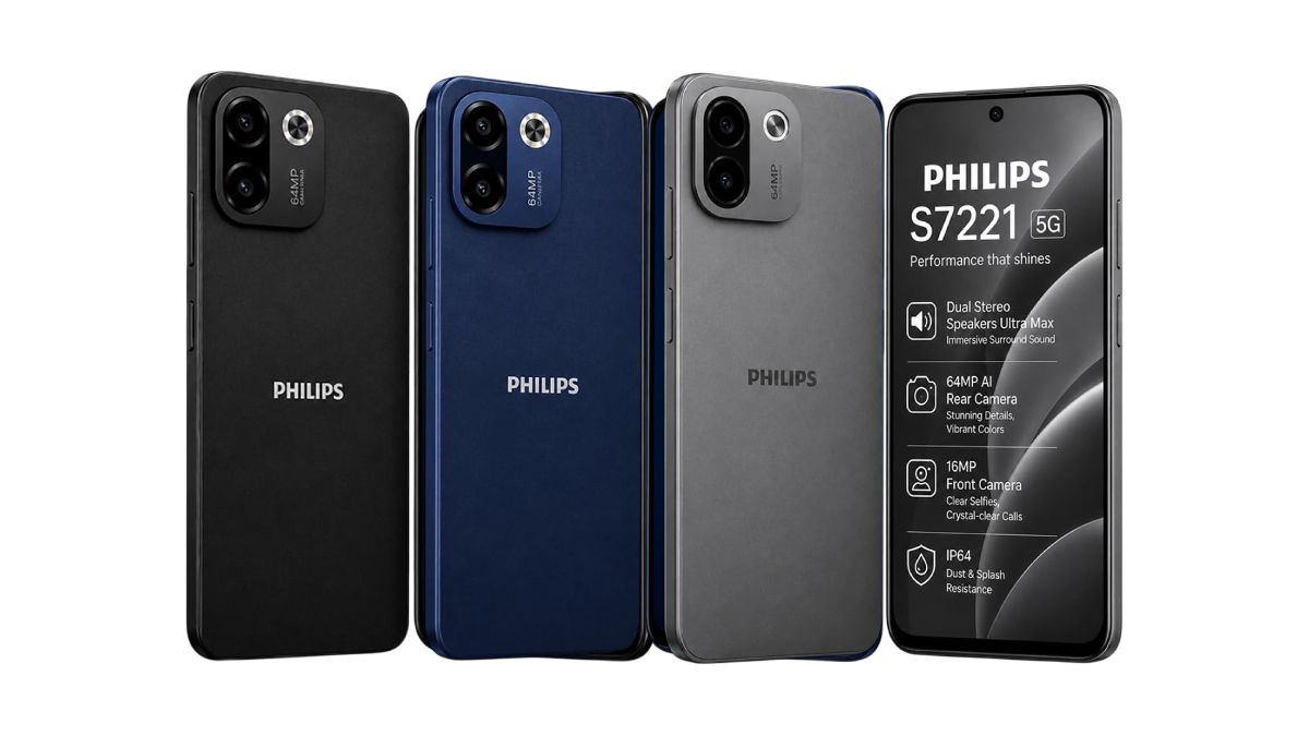 Philips S7221 5G Launched in India With 64-Megapixel Main Camera, 5,700mAh Battery