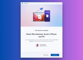 Microsoft Makes File Sharing Between iPhone and PCs Easier With New Link to Windows Feature