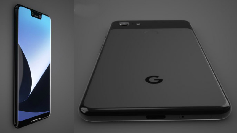 Google Pixel 3, Pixel 3 XL High-Resolution Renders Mockups Surface Online