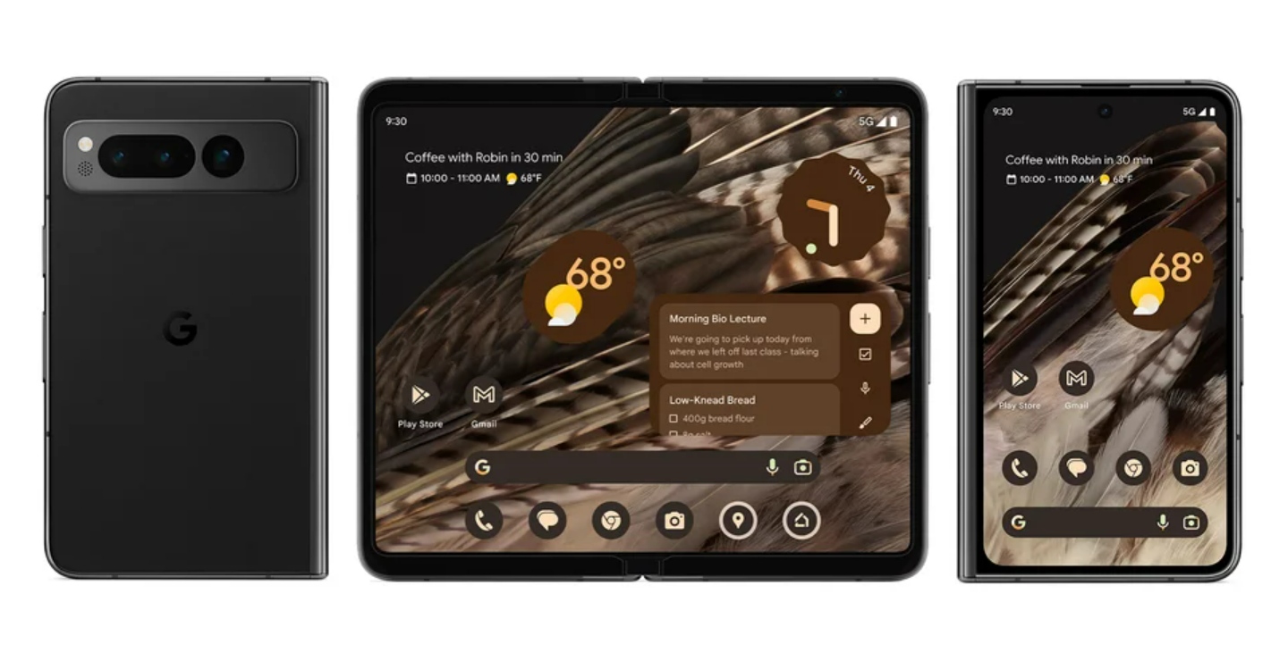 Google Pixel Fold 2 Hands-on Render Reveals Narrower Form Factor, Quad Rear Cameras: Report