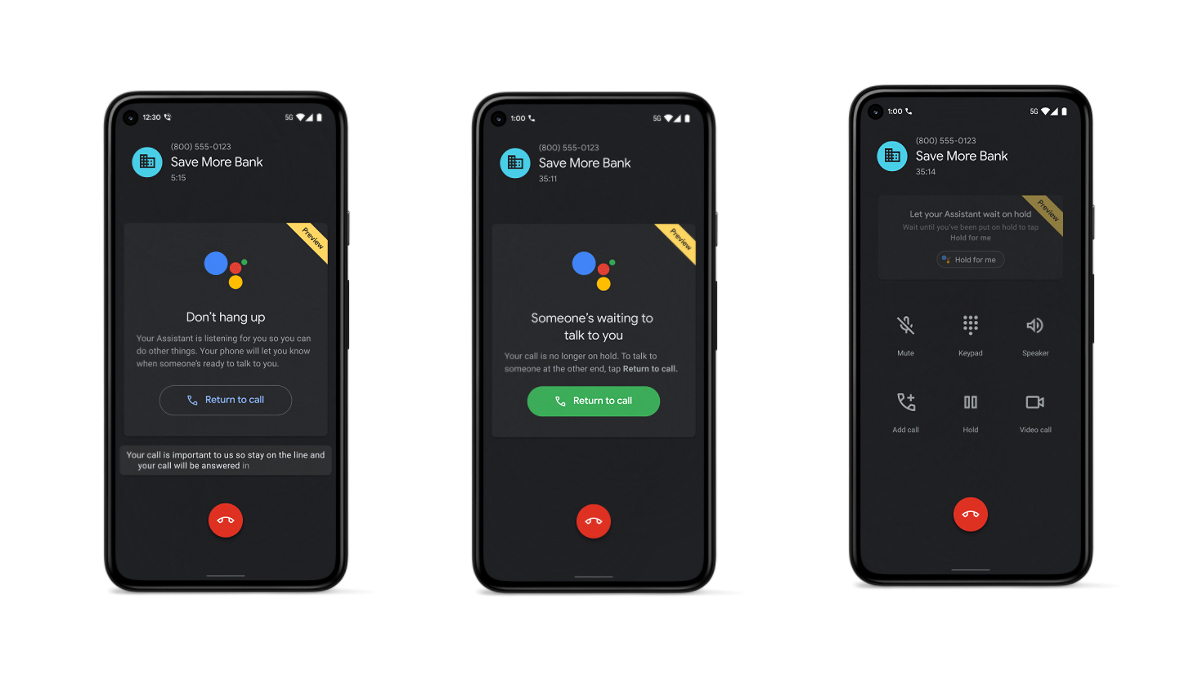 Google Assistant’s New ‘Hold for Me’ Feature Debuts on Pixel 5, Pixel 4a 5G
