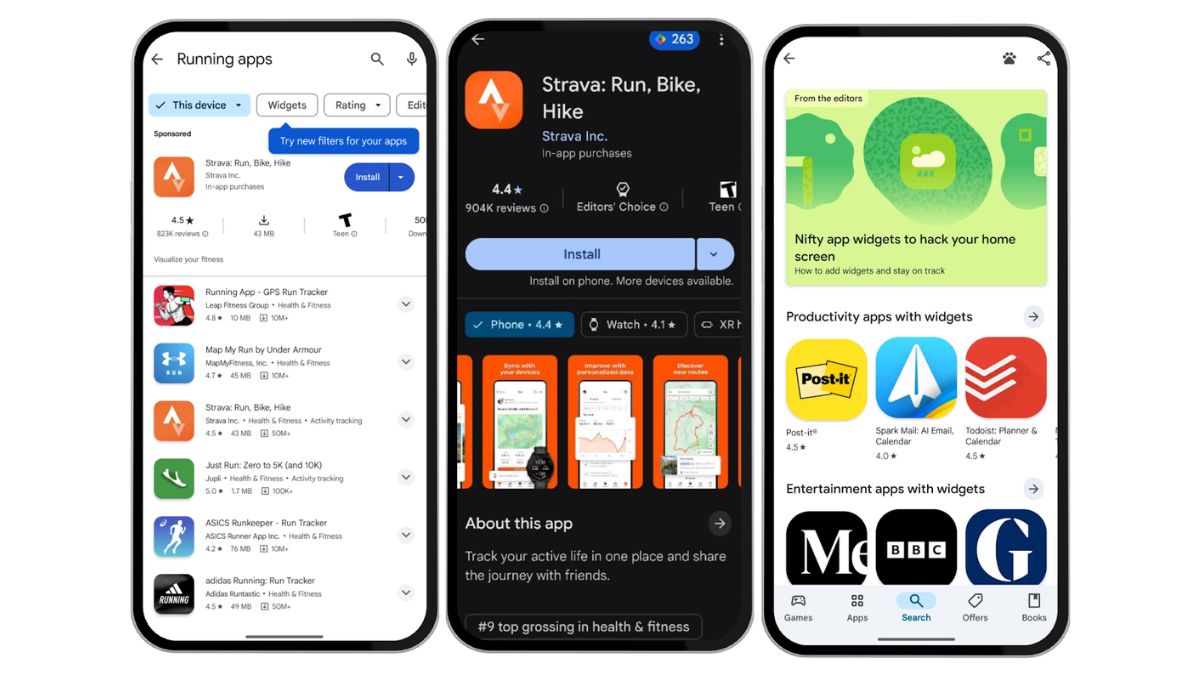 Google Play Store Gets Widgets Page, Search Filter and More Features for Easy Widget Discovery