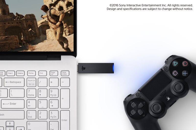 PlayStation Now Game Streaming, DualShock 4 Wireless Adaptor Announced for PC