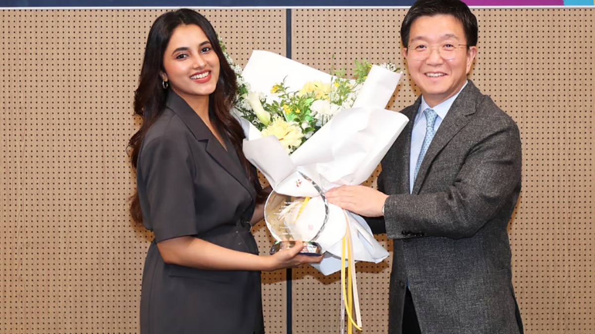 கொரிய சுற்றுலாவின் கௌரவ தூதராக நியமிக்கப்பட்டார் பிரியங்கா மோகன்: 