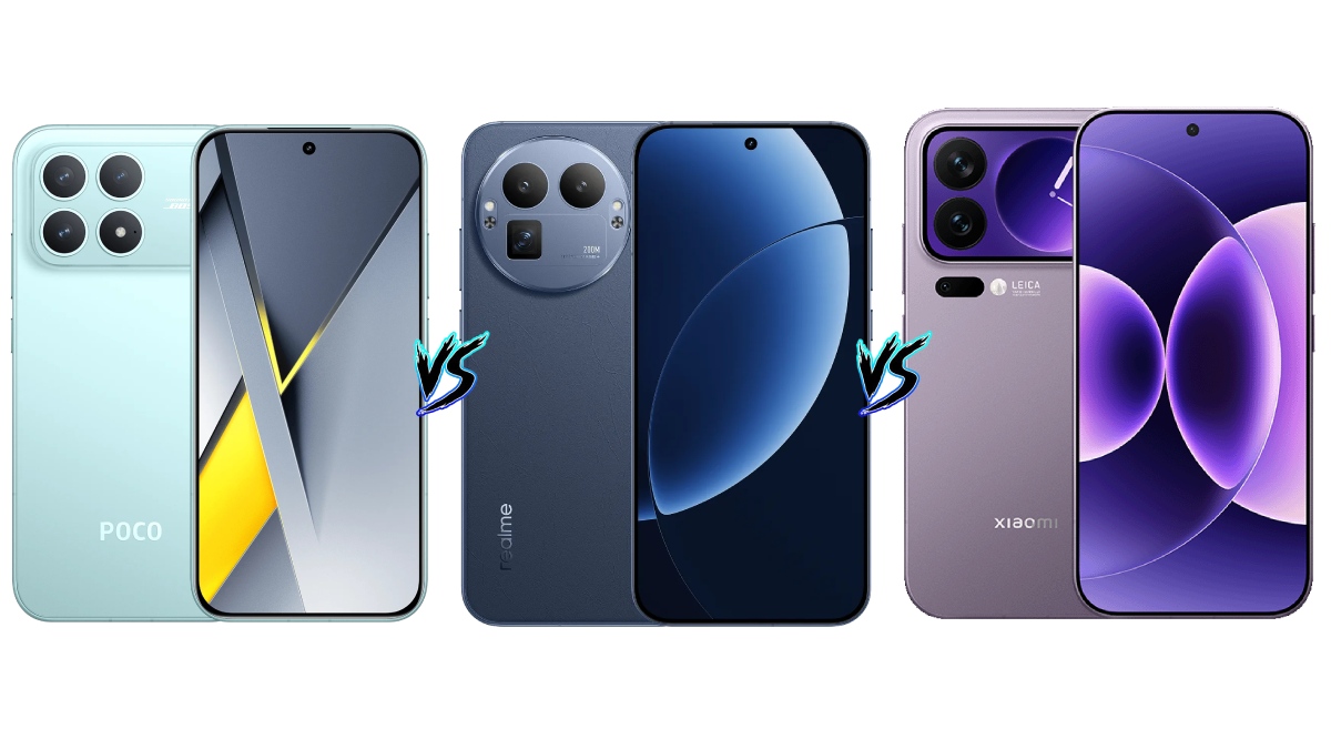 Poco F8 Pro Vs Realme GT 8 Pro Vs Xiaomi 17 Pro: Prices, Specifications Compared