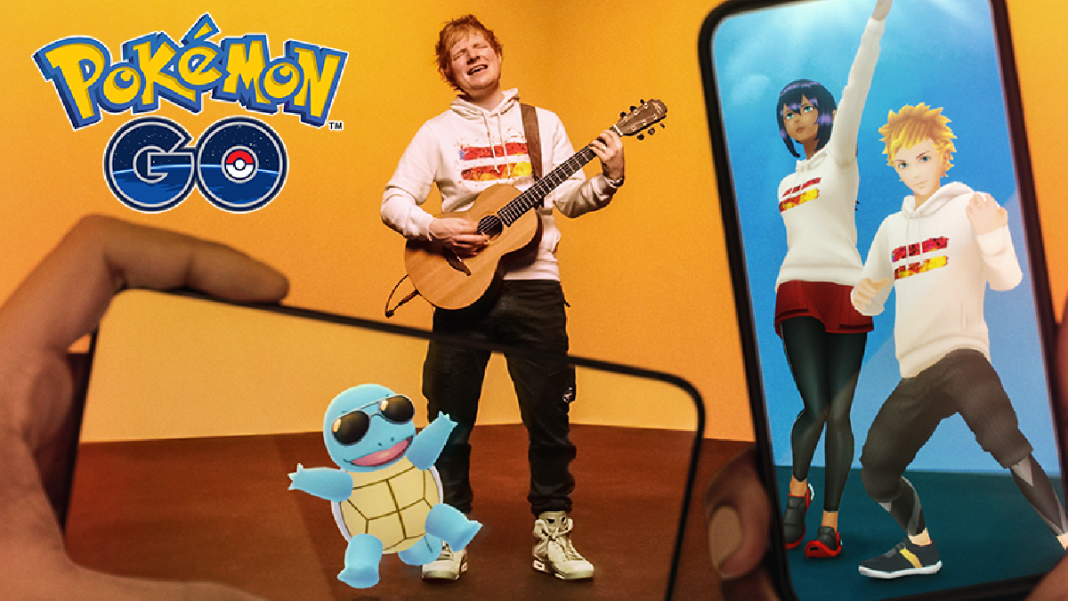 Pokemon Go Enters Metaverse With In-Game Performance by Ed Sheeran, Squirtle Wearing Sunglasses Returns