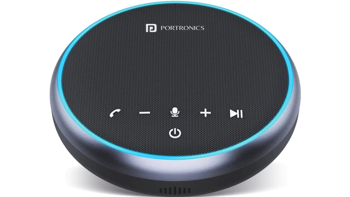 Portronics Talk One Portable Wireless Conference Speaker With 2,600mAh Battery Launched in India