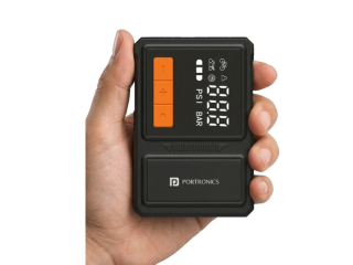 Portronics Vayu Nano Tyre Inflator Launched in India With Up to 120 PSI Pressure, 600mAh Batteries: Price, Features