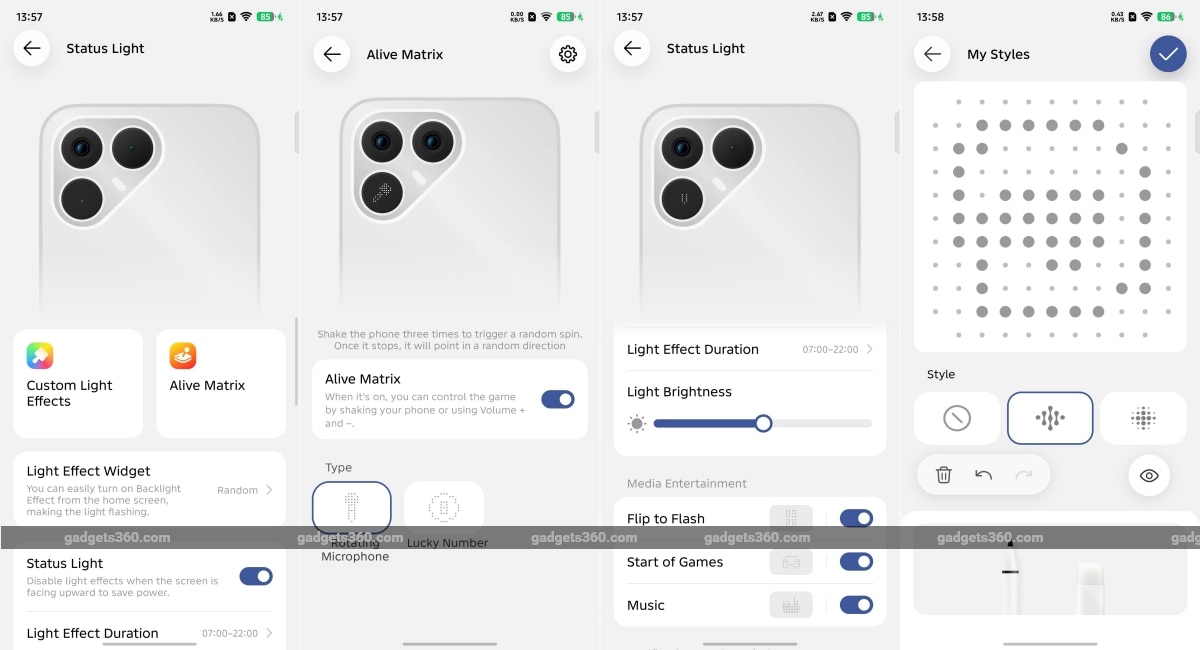 pova 8 active matrix display design gadgets 360 Pova 8  Tecno