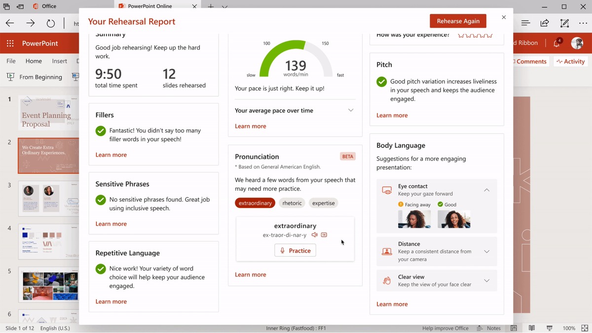 Microsoft PowerPoint Presenter Coach Now Finally Available on Desktop, Mobile Apps