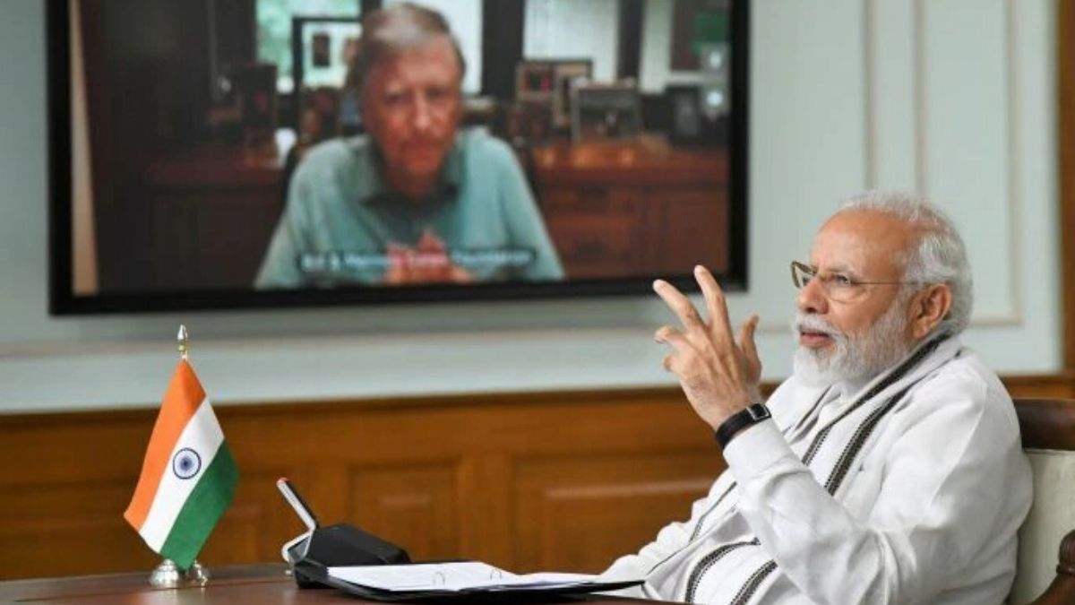 PM Narendra Modi Interacts With Bill Gates, Discusses Global Response to COVID-19